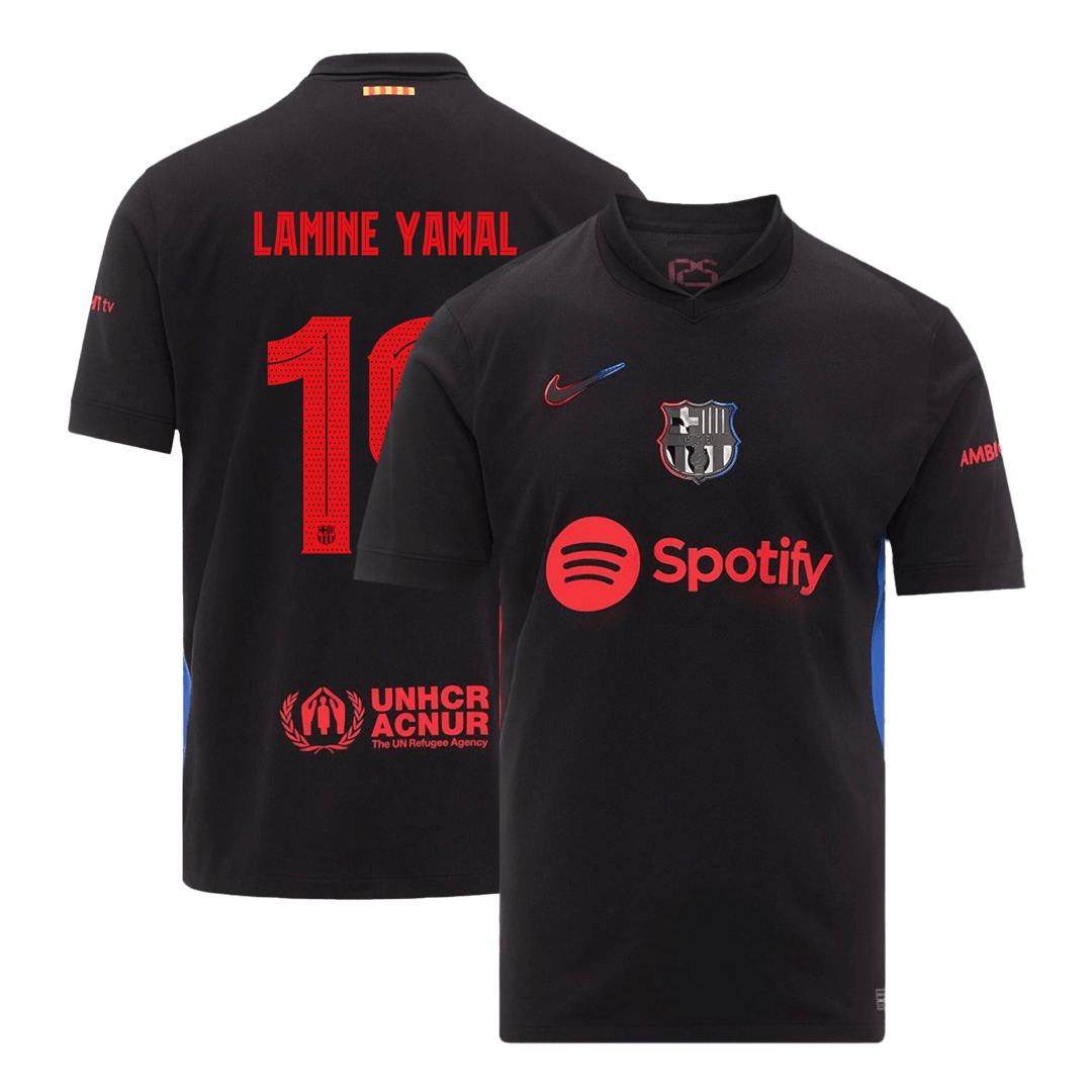 Barcelona Borta Fotbollströja LAMINE YAMAL #19 2024/25