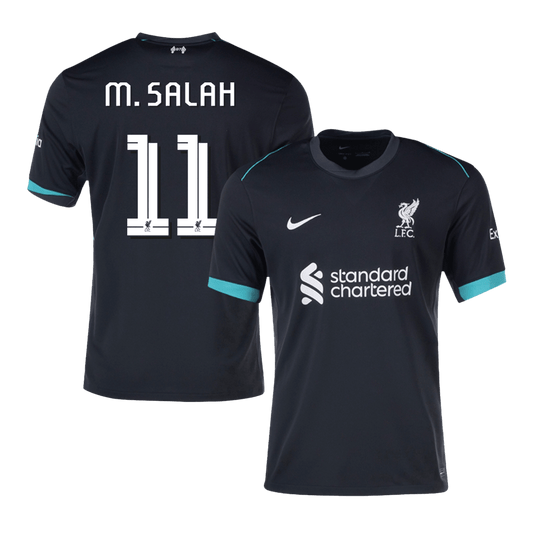 Liverpool Borta Fotbollströja M.SALAH #11 2024/25 - UCL