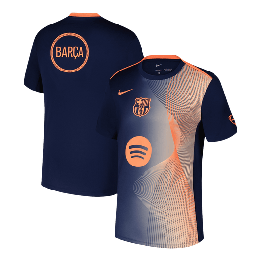 Barcelona Tröja 2025/26 Orange&Black-1