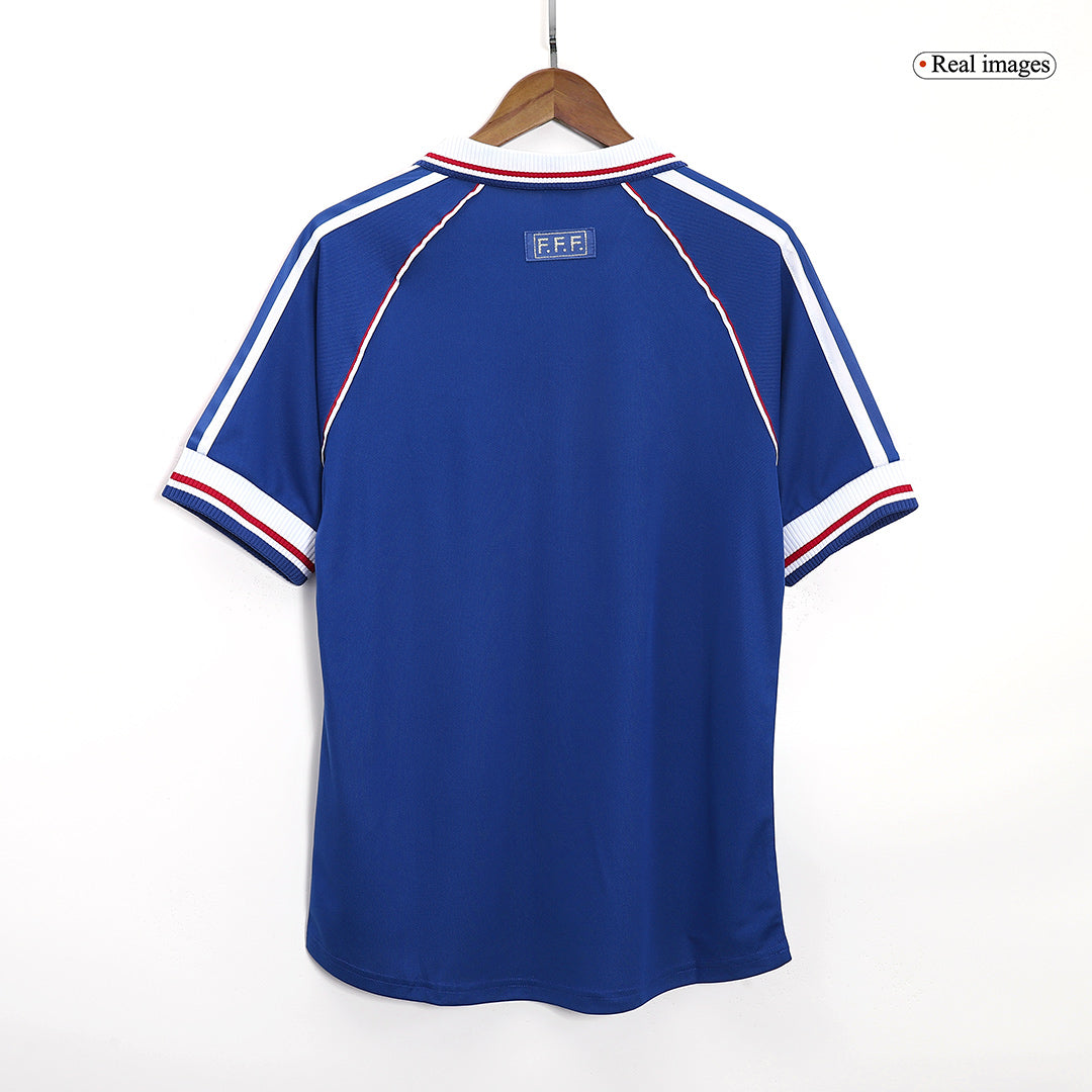 Retro Frankrike Hemma Fotbollströjor 1998