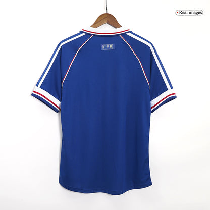 Retro Frankrike Hemma Fotbollströjor 1998
