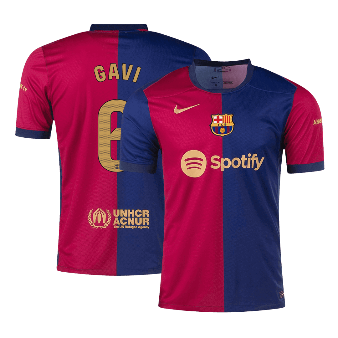 GAVI #6 Barcelona Home football shirt 2024/25