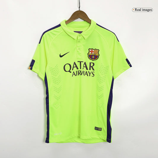 Retro Barcelona Tredjeställ Fotbollströja SUÁREZ #9 2014/15-1