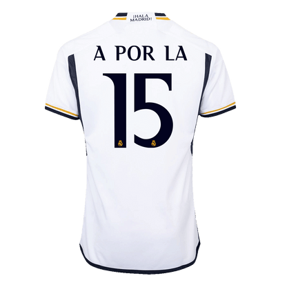Real Madrid Hemma Fotbollströja A POR LA #15 2023/24 Autentisk