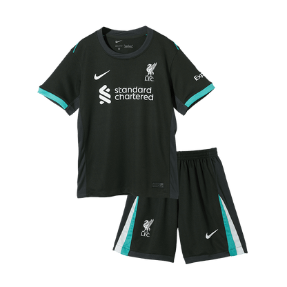 Liverpool Borta Fotbollströja 2024/25 Fotbollssats Barn