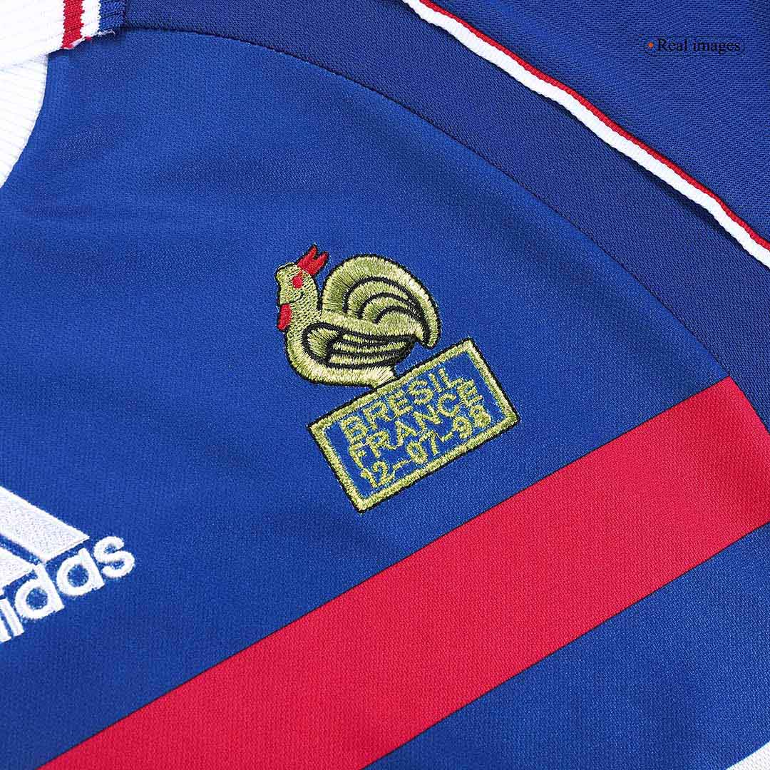 Retro Frankrike Hemma Fotbollströjor 1998