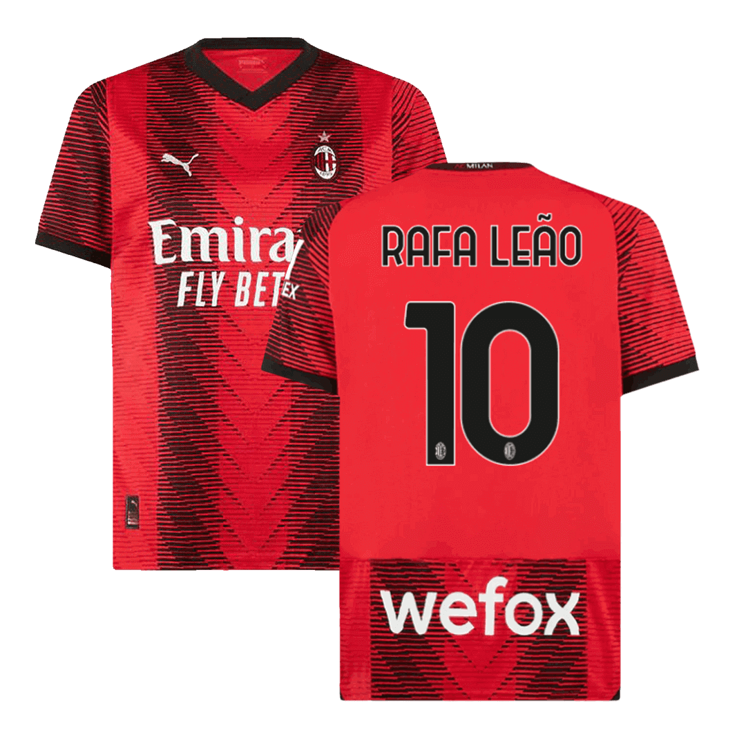 AC Milan Hemma Fotbollströja RAFA LEÃO #10 2023/24