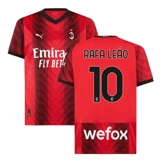 AC Milan Hemma Fotbollströja RAFA LEÃO #10 2023/24