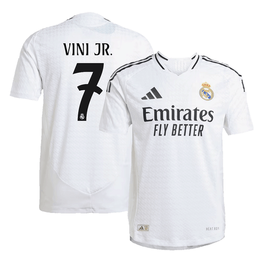 Real Madrid Hemma Fotbollströja VINI JR. #7 2024/25 Autentisk