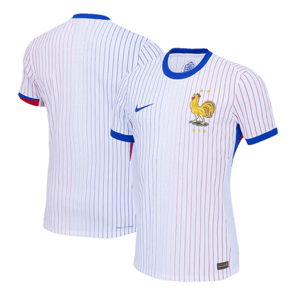 Frankrike Borta fotbollströjor 2024 Autentisk