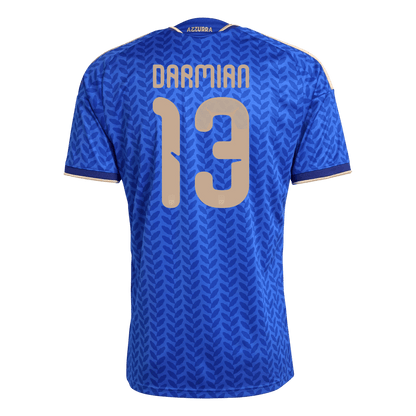 Italien Tröja DARMIAN #13 2026 Hemma Blå - World Cup 2026-8