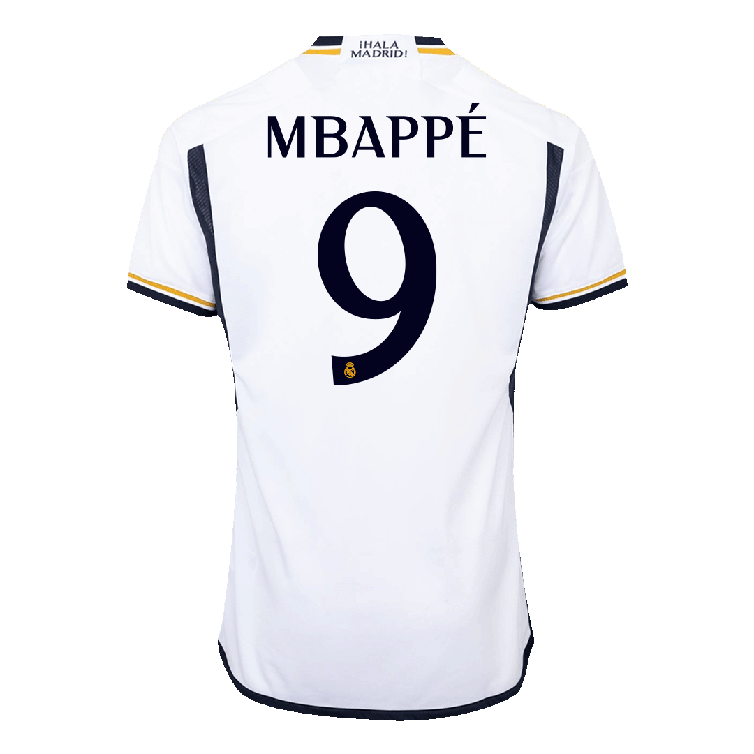 Real Madrid Hemma Fotbollströja MBAPPÉ #9 2023/24 Autentisk