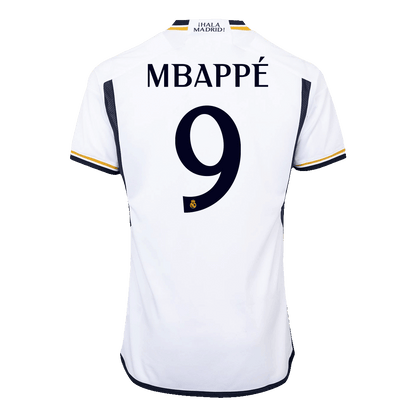 Real Madrid Hemma Fotbollströja MBAPPÉ #9 2023/24 Autentisk