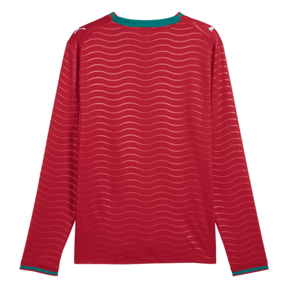 Portugal Tröja 2026 Hemma Långärmad Röd-3