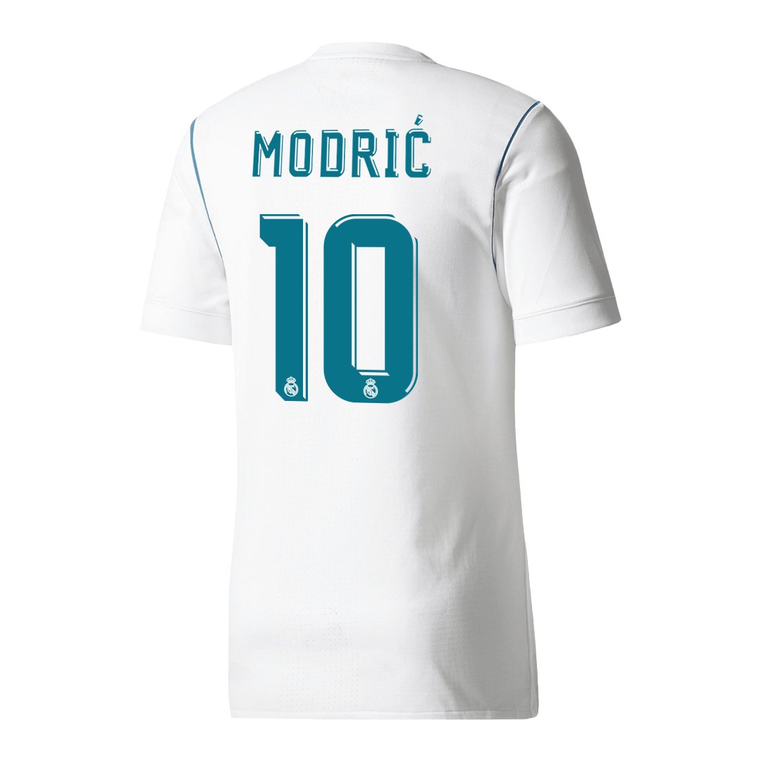 Retro Real Madrid Hemma Fotbollströja MODRIĆ #10 2017/18