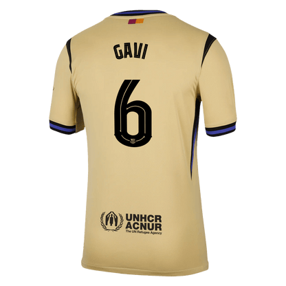 Barcelona Tröja GAVI #6 2025/26 Borta Gul - UCL