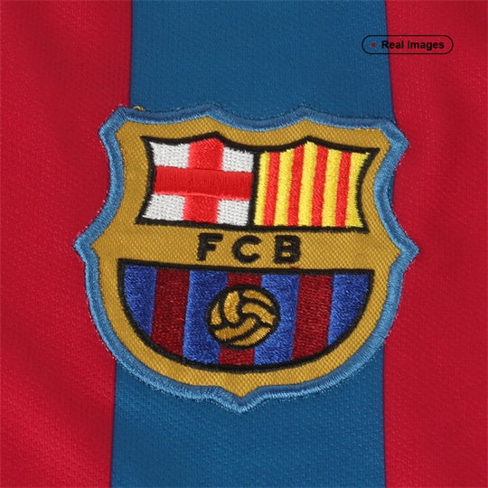 Retro Barcelona Hemma Fotbollströja 2005/06 långärmad