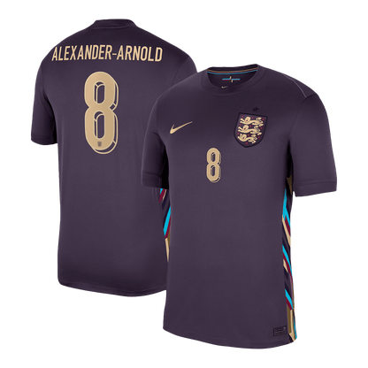 England Borta Fotbollströjor ALEXANDER-ARNOLD #8 Euro 2024
 Premium