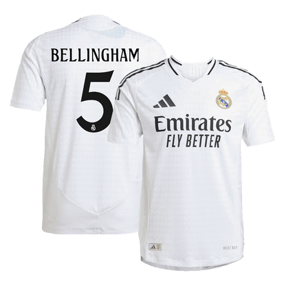 Real Madrid Hemma Fotbollströja BELLINGHAM #5 2024/25 Premium