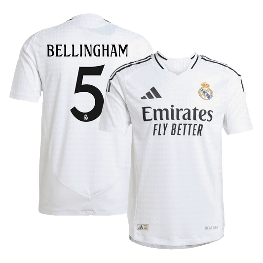 Real Madrid Hemma Fotbollströja BELLINGHAM #5 2024/25 Premium