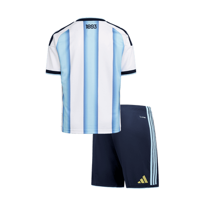 Argentina Tröja 2025/26 Hemmaställ Blue&White Barn - World Cup 2026-2