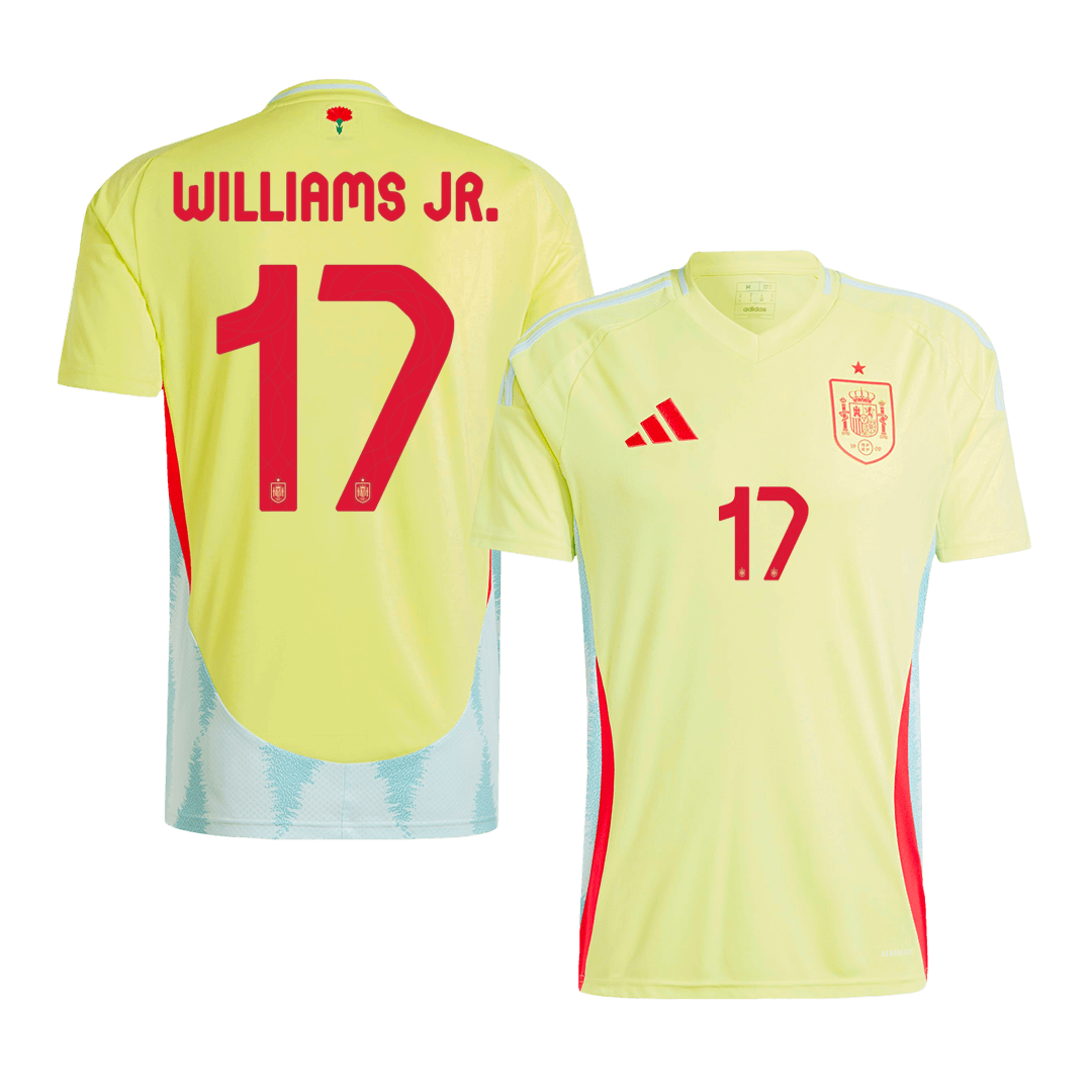 WILLIAMS JR. #17 Spanien Borta Fotbollströjor Euro 2024