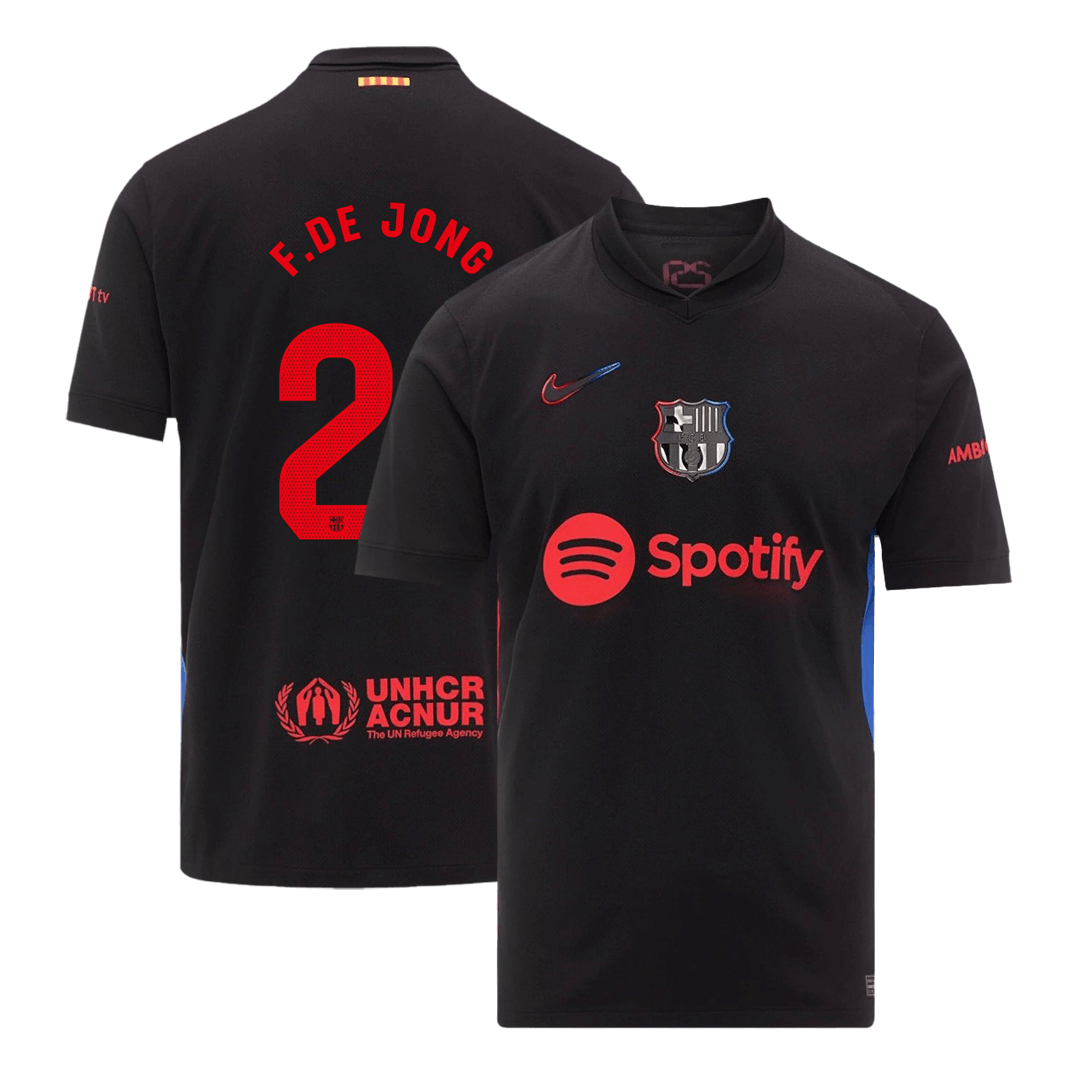 Barcelona Borta Fotbollströja F.DE JONG #21 2024/25