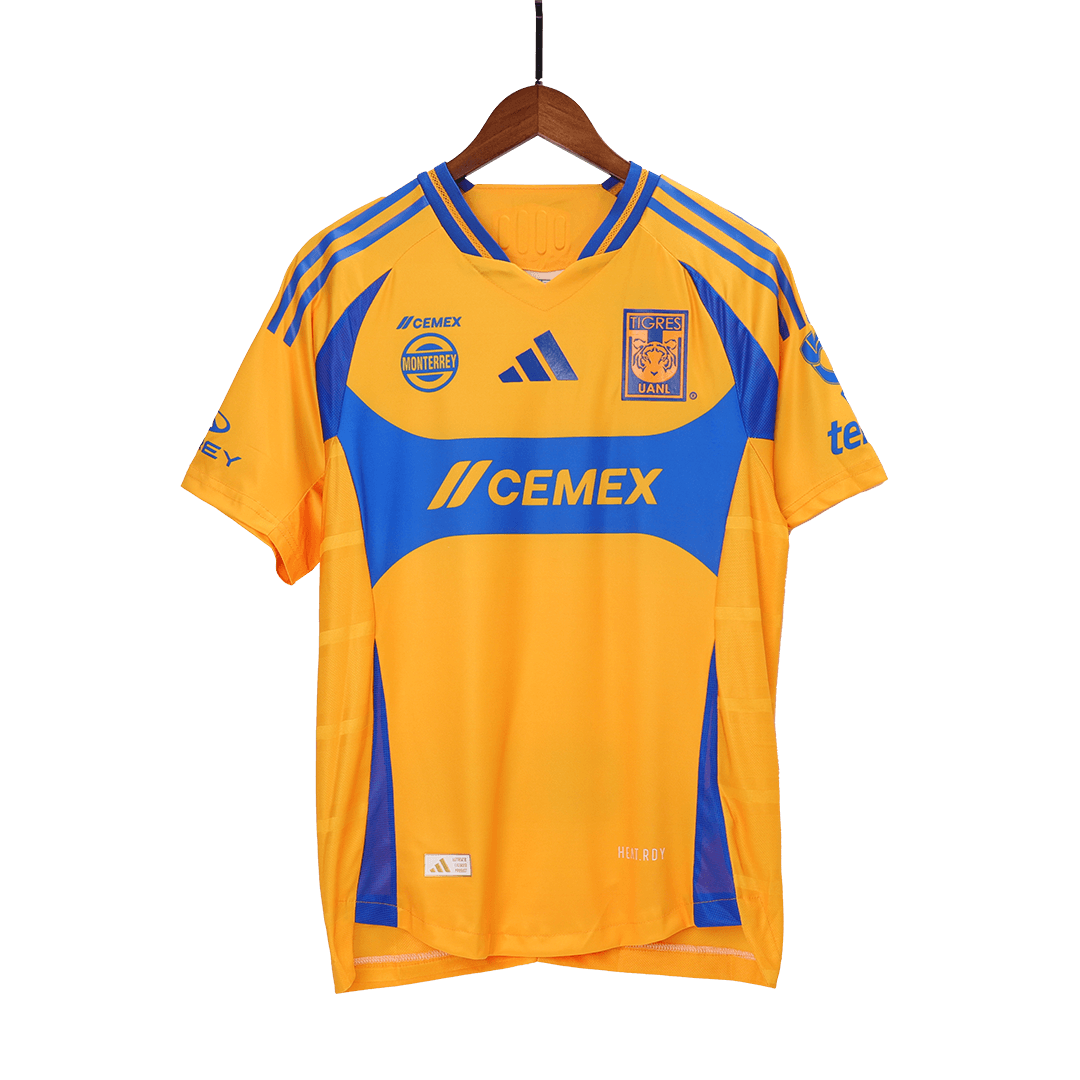 Tigres UANL Hemma Fotbollströja 2024/25 Autentisk