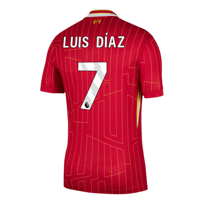 Liverpool Hemma Fotbollströja LUIS DÍAZ #7 2024/25 Premium