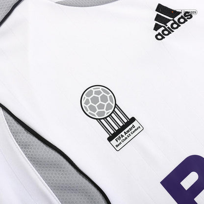 Retro Real Madrid Hemma Fotbollströja SERGIO RAMOS #4 2006/07