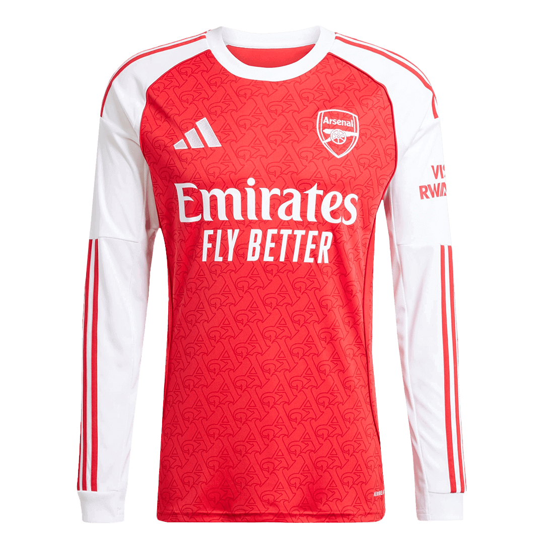 Arsenal Tröja Hemma 2025/26 långärmad stora storlekar