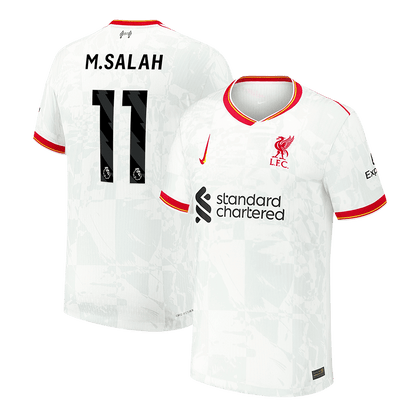Liverpool Tredjeställ Fotbollströja M.SALAH #11 2024/25 Autentisk