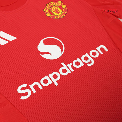 Manchester United Hemma Fotbollströja GARNACHO #17 2024/25 Autentisk