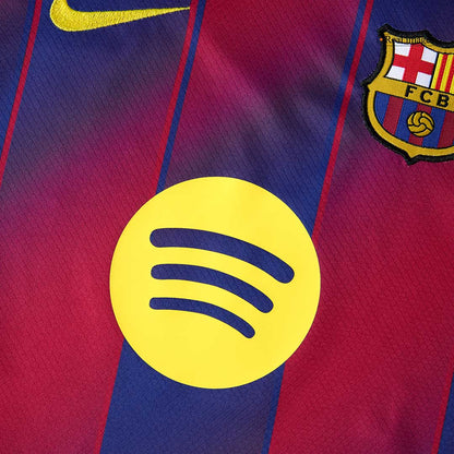 Barcelona Tröja 2025/26 Hemmaställ Röd/Blå Barn