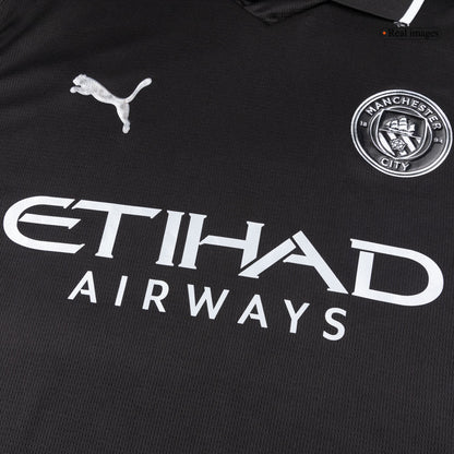 Manchester City Tröja 2025/26 Borta Långärmad Svart