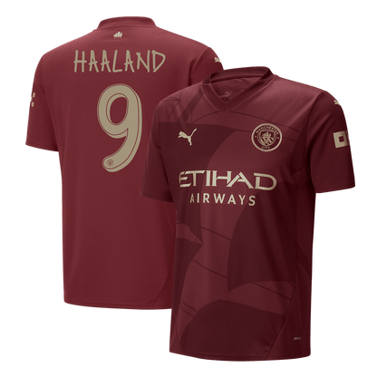 Manchester City Tredjeställ Fotbollströja HAALAND #9 2024/25 - UCL