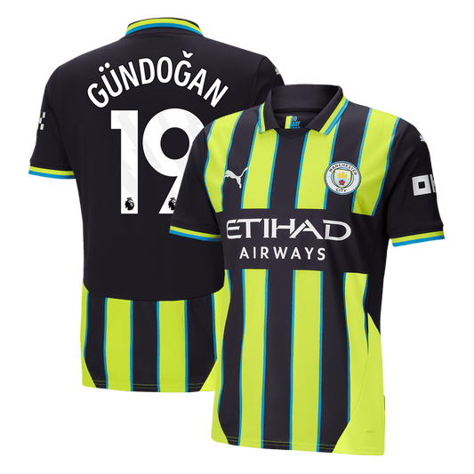 Manchester City Borta Fotbollströja GÜNDOĞAN #19 2024/25