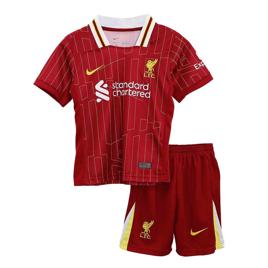 Liverpool Hemma Fotbollströja 2024/25 Fotbollssats Barn