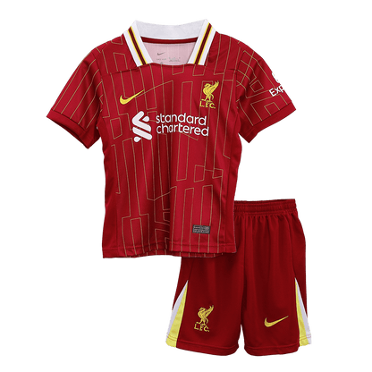 Liverpool Hemma Fotbollströja 2024/25 Fotbollssats Barn