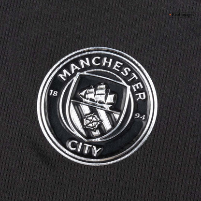Manchester City Tröja 2025/26 Borta Långärmad Svart