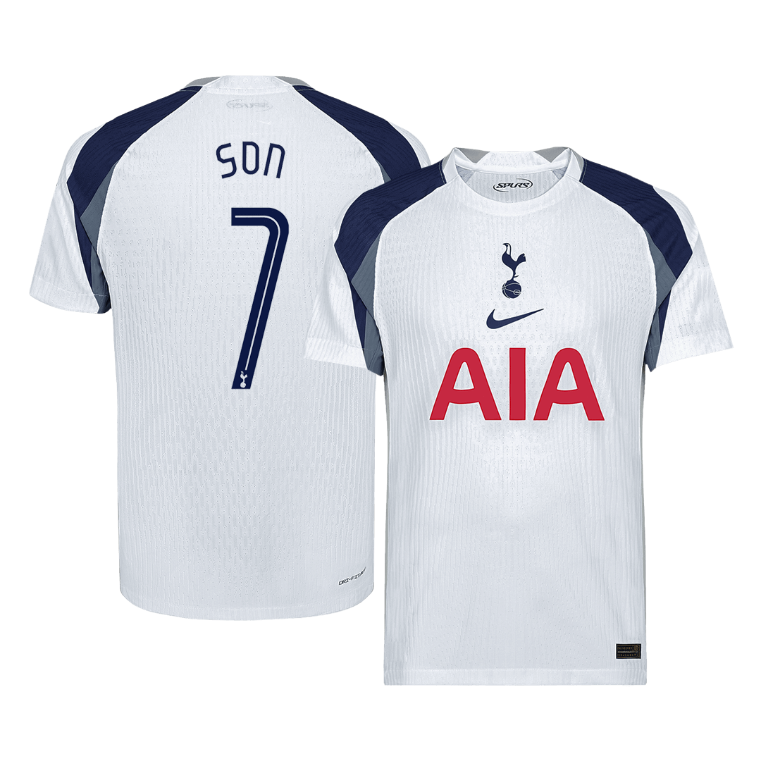 SON #7 Tottenham Hotspur Hemma Tröja 2025/26 Autentisk - UCL