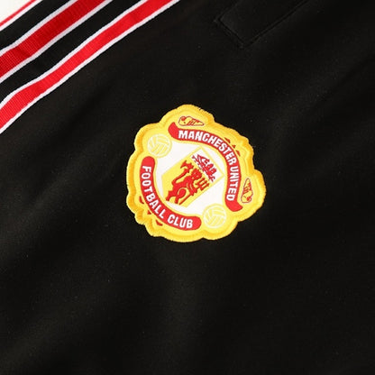 Manchester United Träningsset (Jacka+Byxor) 2025/26 Röd & Svart
