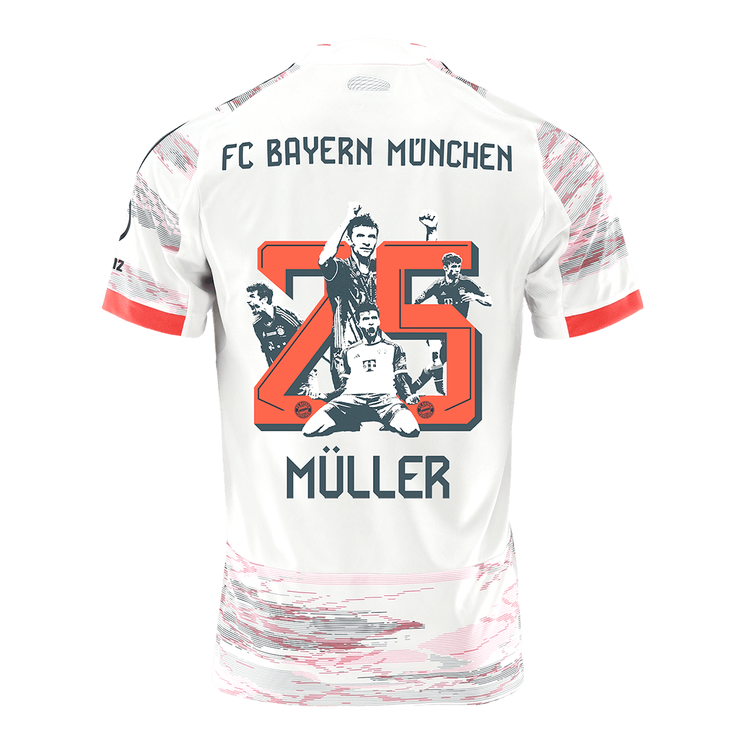 MÜLLER Special #25 Bayern Munich Borta Tröja 2025/26