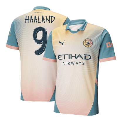 Manchester City Fjärde borta Fotbollströja HAALAND #9 2024/25 - Definitely City