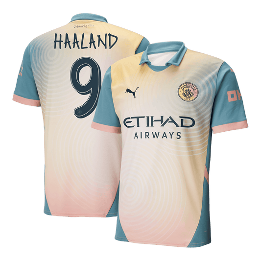 Manchester City Fjärde borta Fotbollströja HAALAND #9 2024/25 - Definitely City