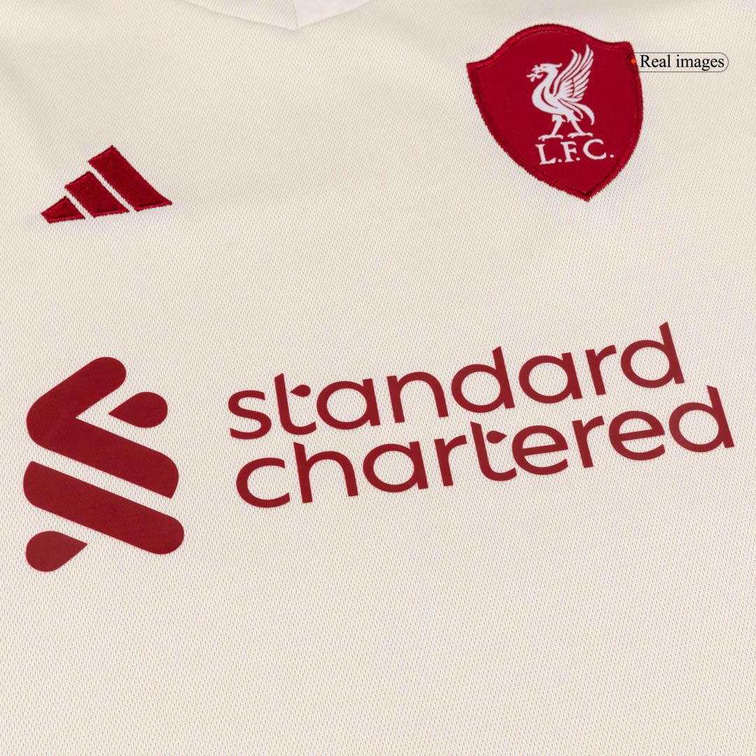 Liverpool Tröja 2025/26 Bortaställ Vit Barn