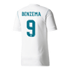 Retro Real Madrid Hemma Fotbollströja BENZEMA #9 2017/18