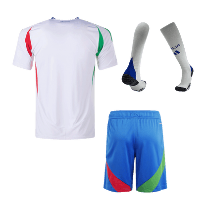 Italien Borta Fotbollströja Euro 2024 Fotbollssats