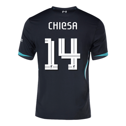 Liverpool Borta Fotbollströja CHIESA #14 2024/25 Premium - UCL