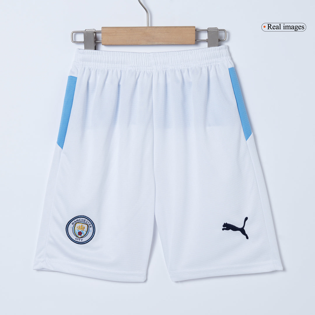 Manchester City Tröja 2025/26 Hemmaställ Blå Barn